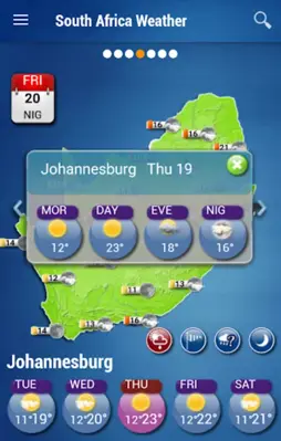 South Africa Weather android App screenshot 0