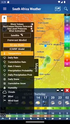 South Africa Weather android App screenshot 3