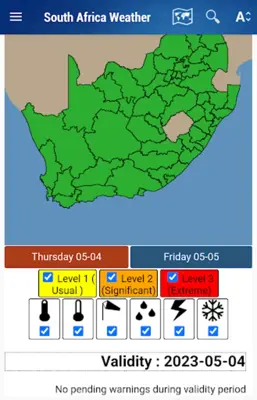 South Africa Weather android App screenshot 5