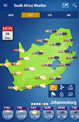 South Africa Weather android App screenshot 7